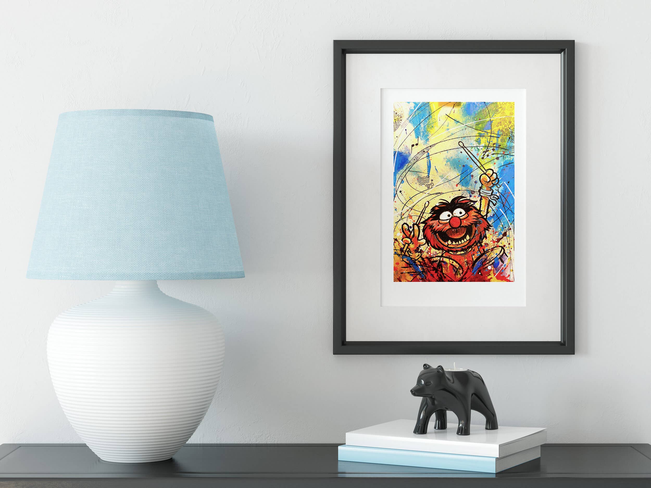 Art of Pringo – wholesale Konsttryck – Animalistisk Trumming2