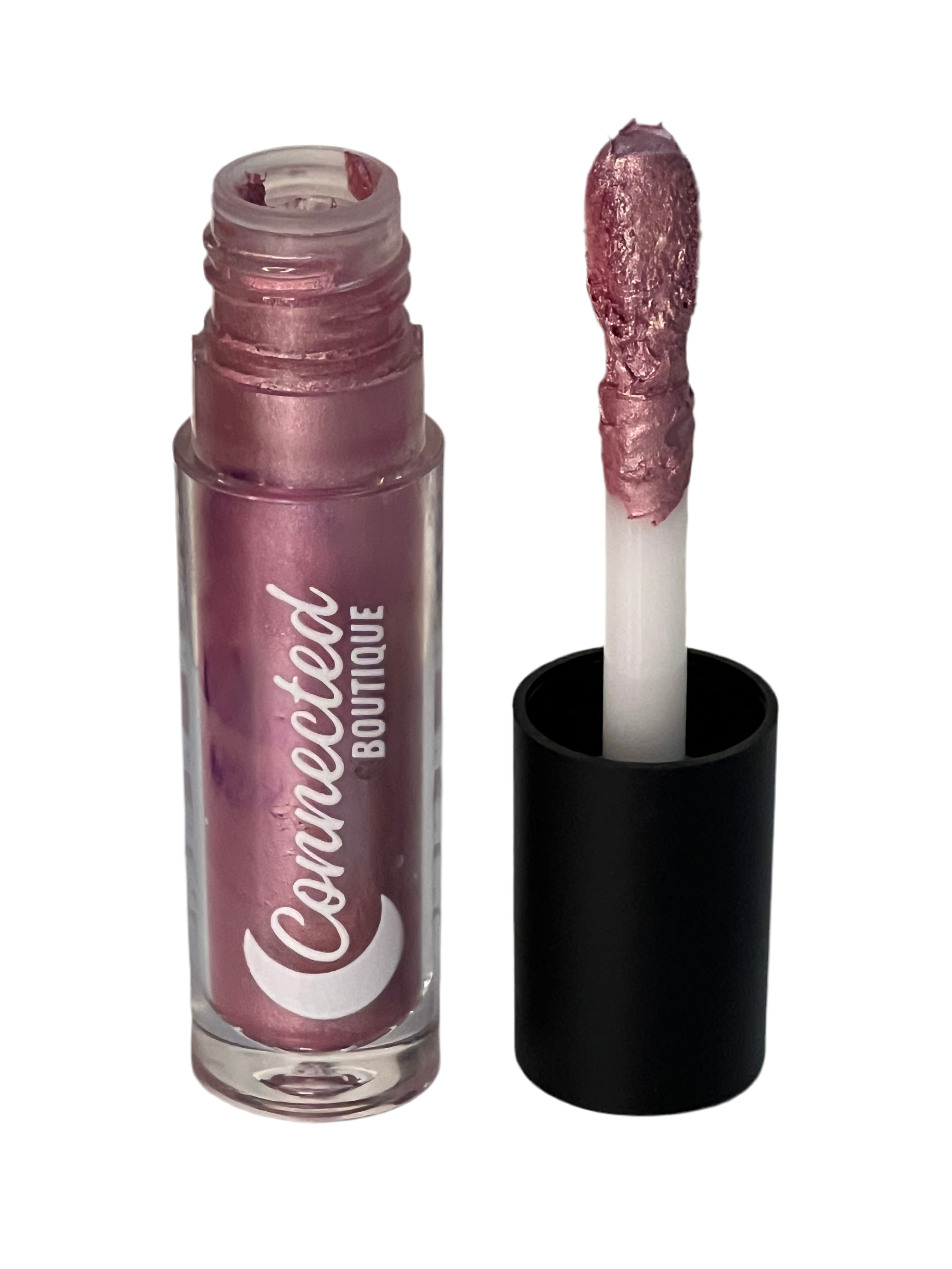 Connected Boutique - Wholesale Lipstick - Rose- Metallic Chrome Pink Bold Longwear Liquid Lipstick – Transfer‑Proof Matte6