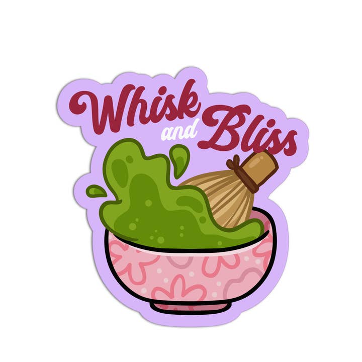 Girls Printing House - Wholesale Sticker - WHISK AND BLISS Matcha Textured Stickers