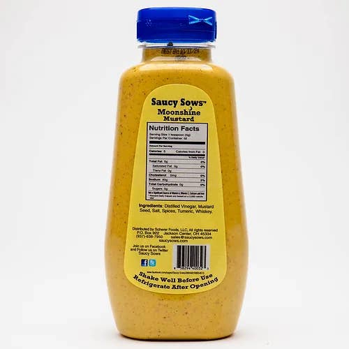 Saucy Sows - Wholesale Mustard - Moonshine Mustard 12oz / Case of 6 units2