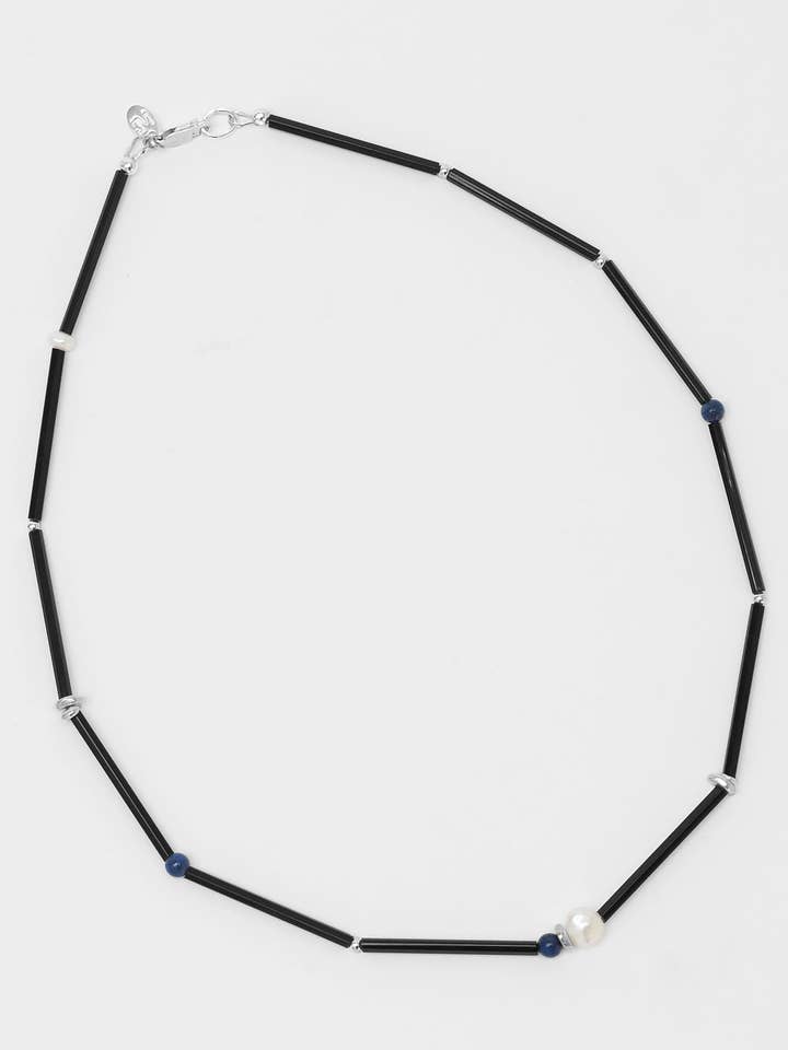 Talia-halsband i sterlingsilver för wholesale av Wolf Circus Jewelry