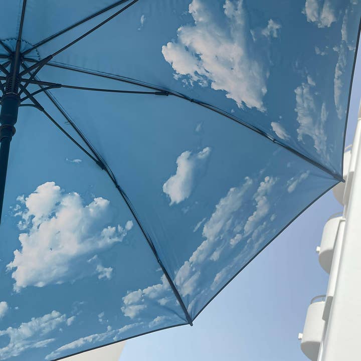 Large Stick Umbrella Sky Lake – Windproof & UPF50+ for wholesale by HAPPYSWEEDS