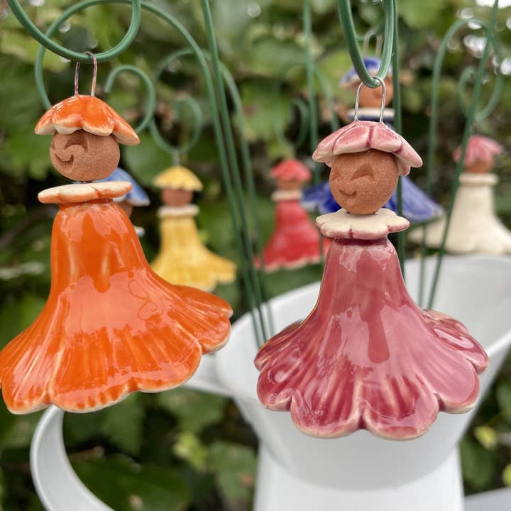 Pannonhem AB. - Vendita all'ingrosso Ornamenti/decorazioni per esterni - Fata colorata da appendere, figure in ceramica9