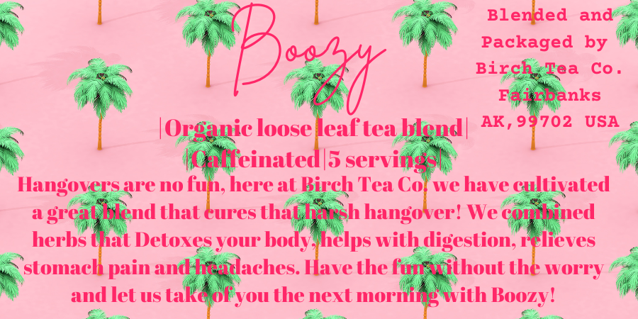 Birch Tea Co. – wholesale Löst te – Boozy - Pepparmynta Herbal lösa blad teblandning4
