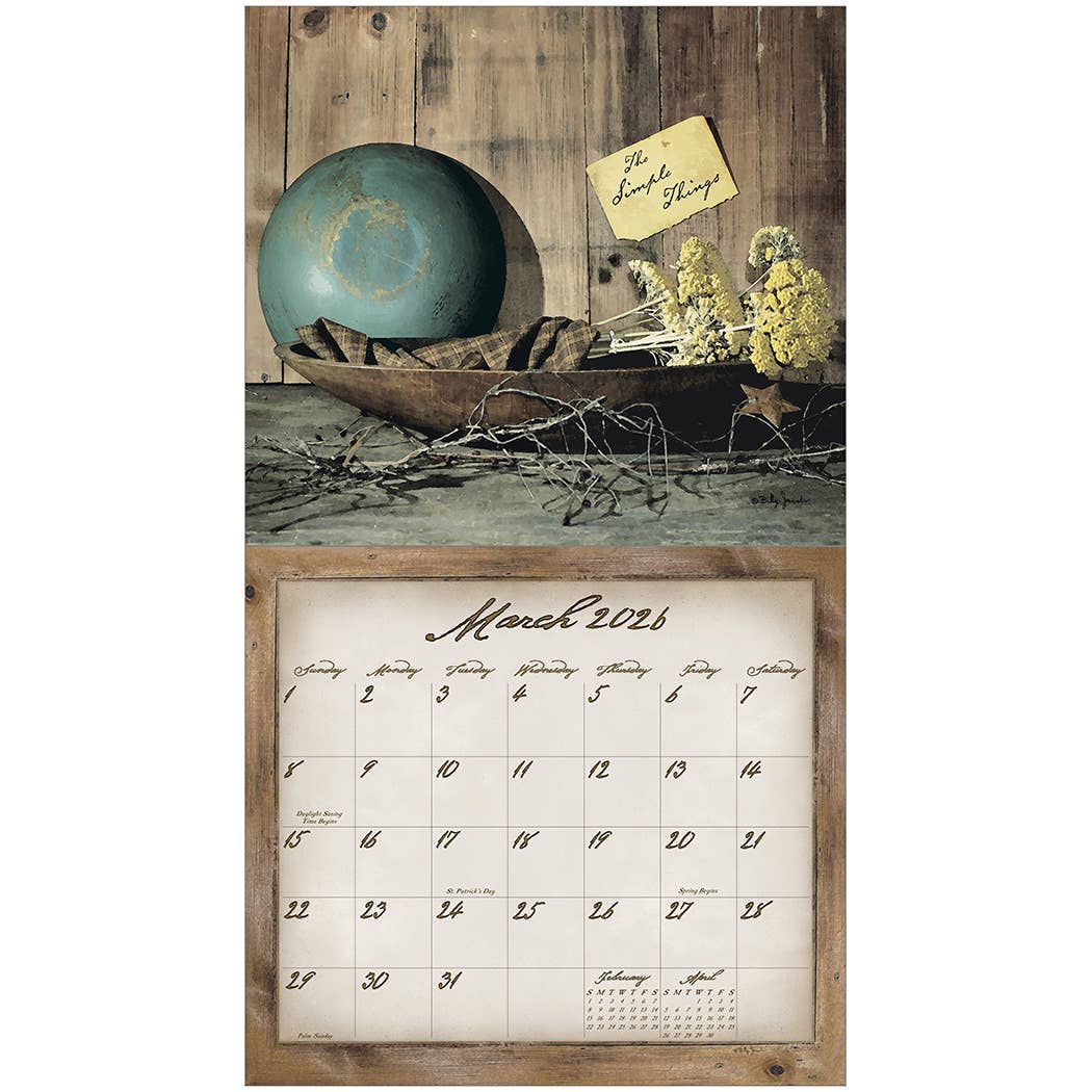 Legacy - Wholesale Calendar - Simple Treasures 2026 Wall Calendar2