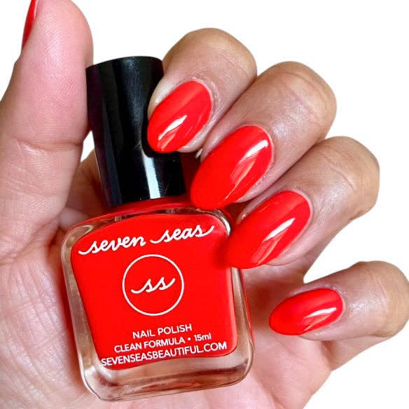 Clean Nail Polish - Lava for wholesale by Seven Seas