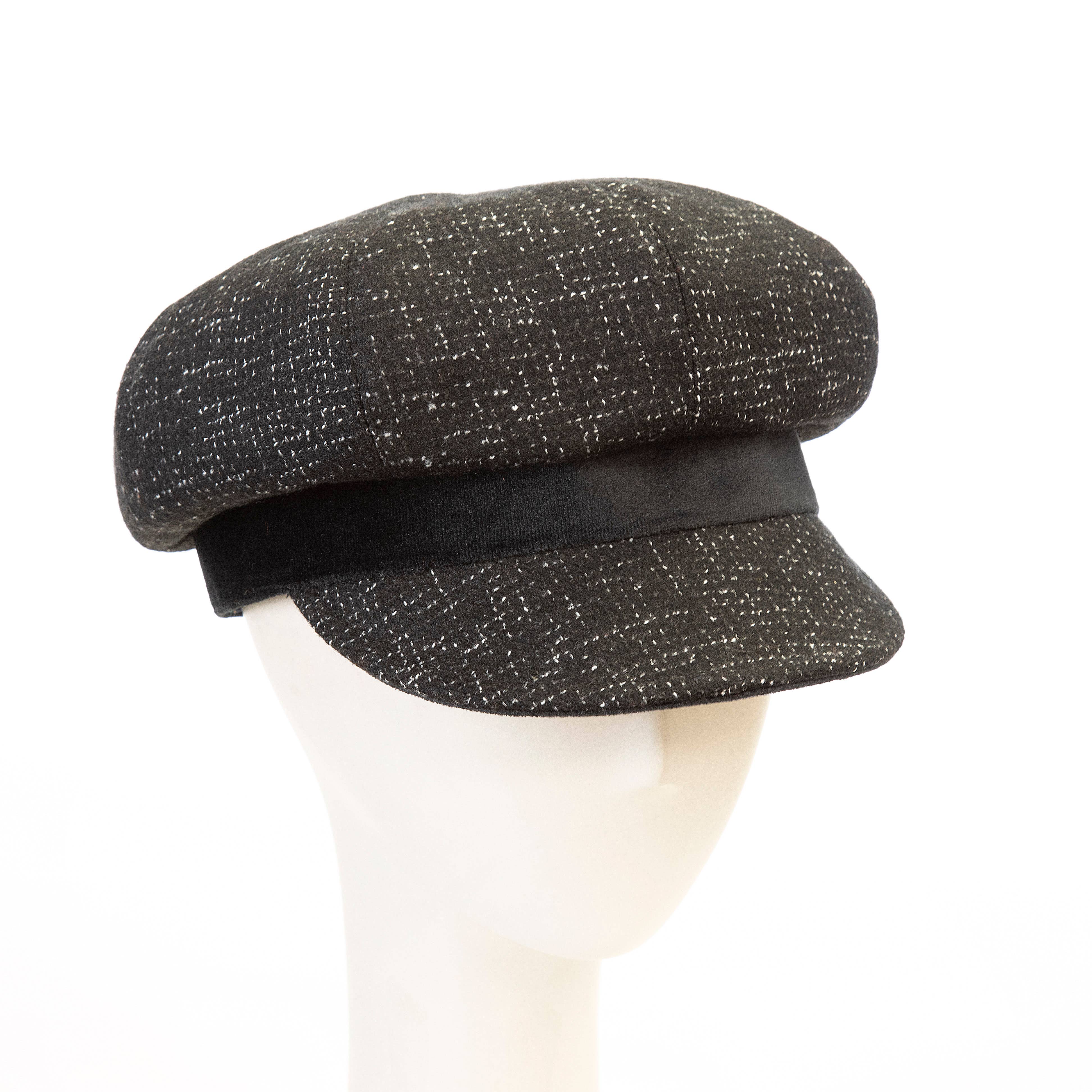 Giovannio - Wholesale Newsboy/Schoolboy Hat - Women's - MUSH Tweed Newsboy Hat with Velvet Brim3