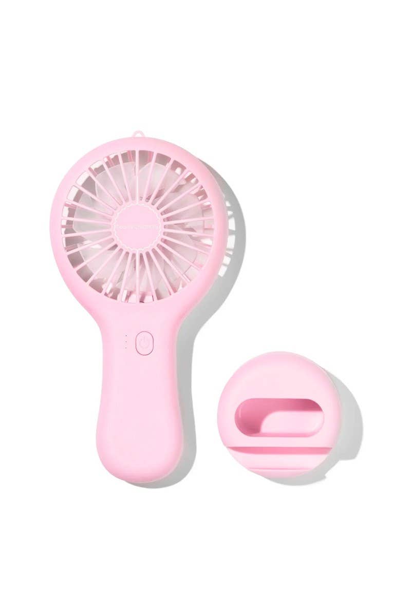 PINEAPPLE Beauty - Wholesale Handheld Electric Fan - Beauty Creations BCF01 Portable Fan Feeling Fresh Pink - 6pc1
