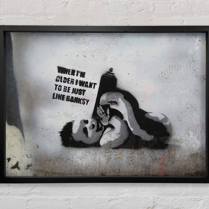 Be like Banksy for wholesale by Simply Canvas Art