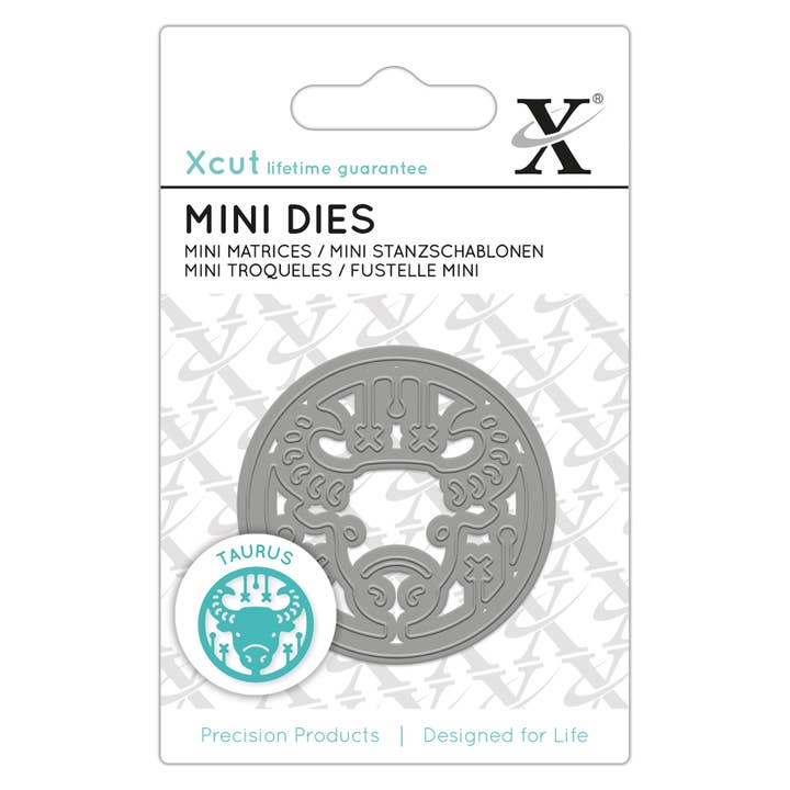 Xcut Mini Die, Taurus Zodiac Sign, Carbon Steel, Art & Craft for wholesale by West Design Products