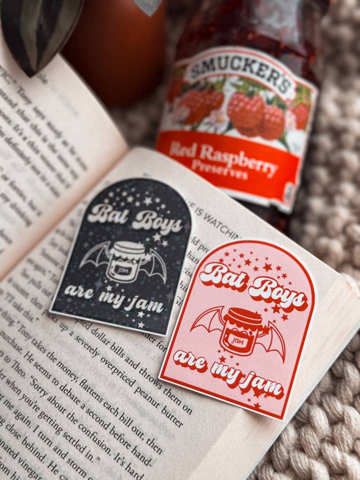 ACOTAR Bat Boys Are My Jam Sticker / A Court of Thorns and Roses / Sarah J Maas for wholesale by Shadowbound Spines LLC