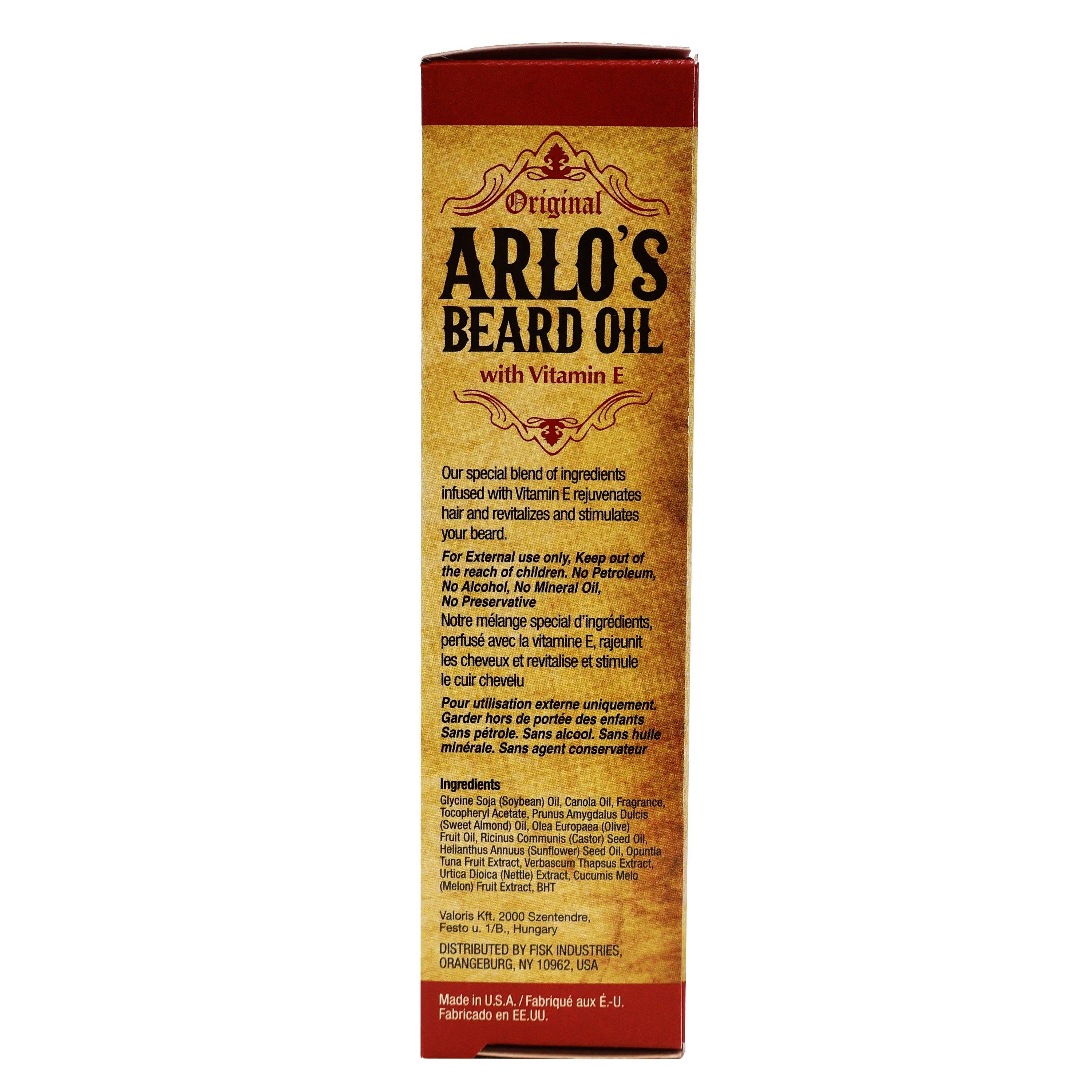 KT Supply - Venta al por mayor Productos para cuidado de la barba - Aceite para barba Arlo's con vitamina E, 2.5 onzas2