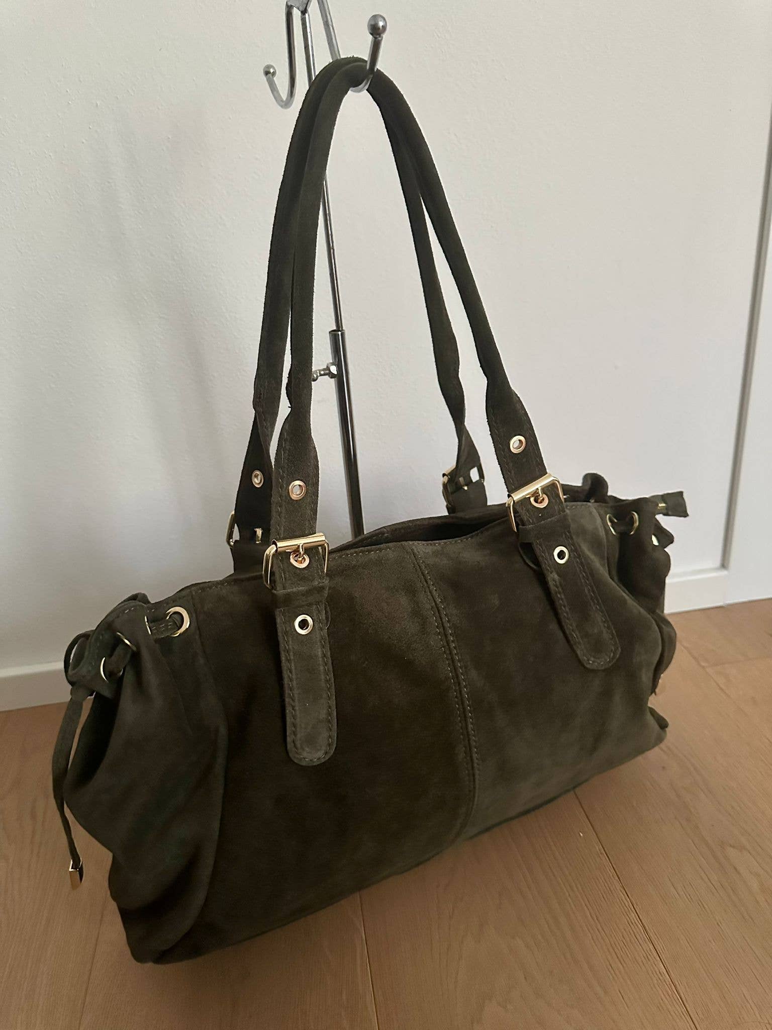 Zhade - Wholesale Schoudertas - Dames - ISABEL groot - suède7