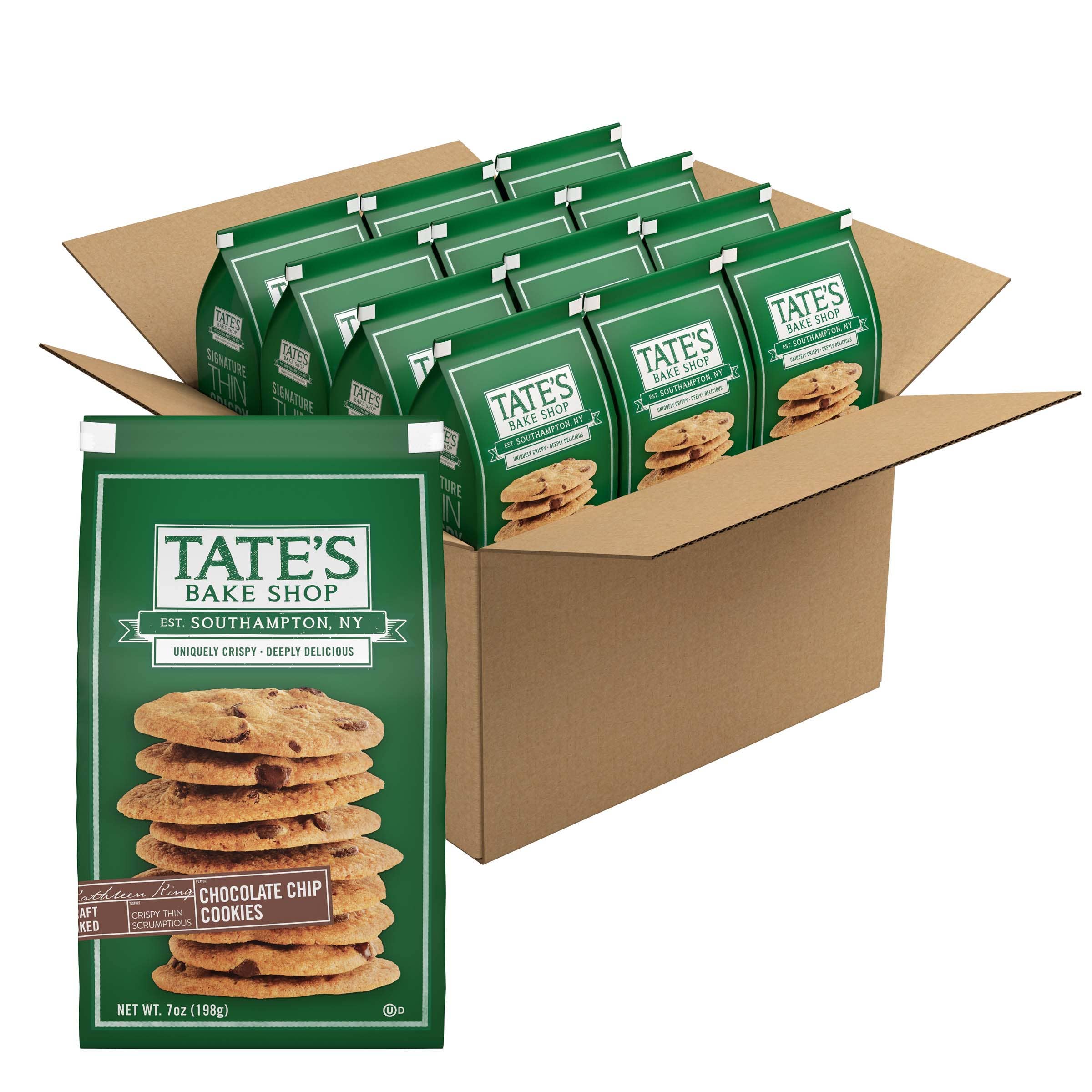 Tate's Bake Shop - Wholesale Cookie - Chocolate Chip Cookies | 7oz | 12 Count1
