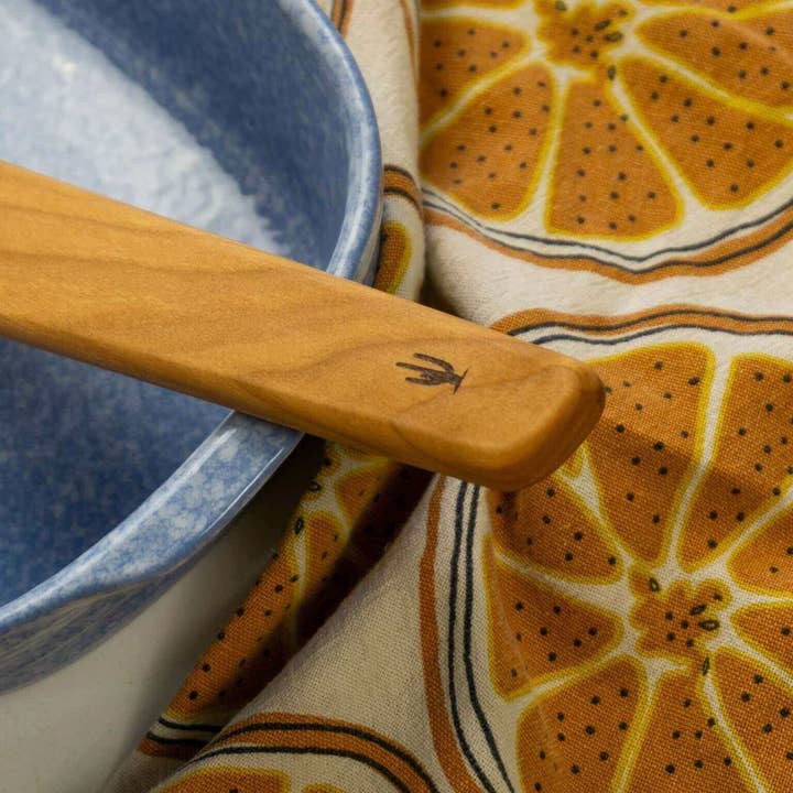 Old Saguaro Woodcraft - Wholesale Mixing Spoon - Wood Spurtle | Walnut, Cherry, Maple | Handmade in AZ5