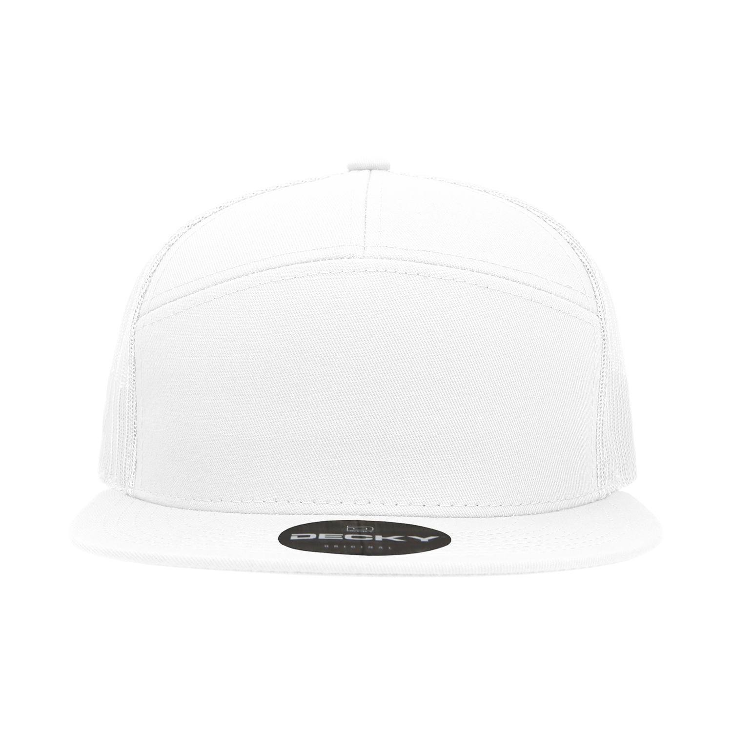 The Park Wholesale - Wholesale Trucker Hat - Unisex - Decky 1133 Blank 7 Panel Trucker Flat Bill Snapback Hat20