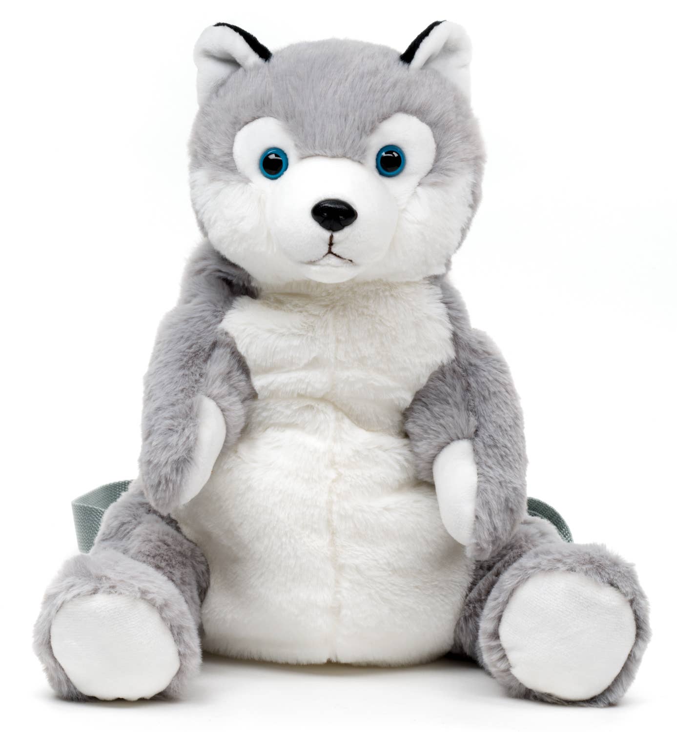 Uni Toys - Wholesale Stuffed/plush toy – Kids & baby - Plush backpack (Husky) - 35 cm (height)1