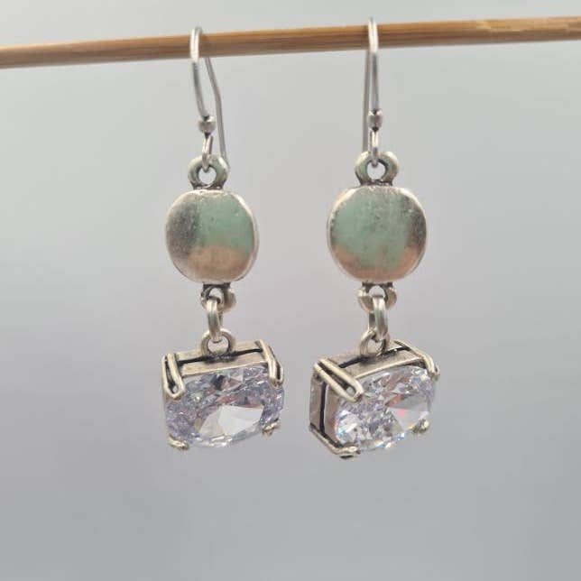 5912 Cubic Zirconia Drop Earring for wholesale by Volare