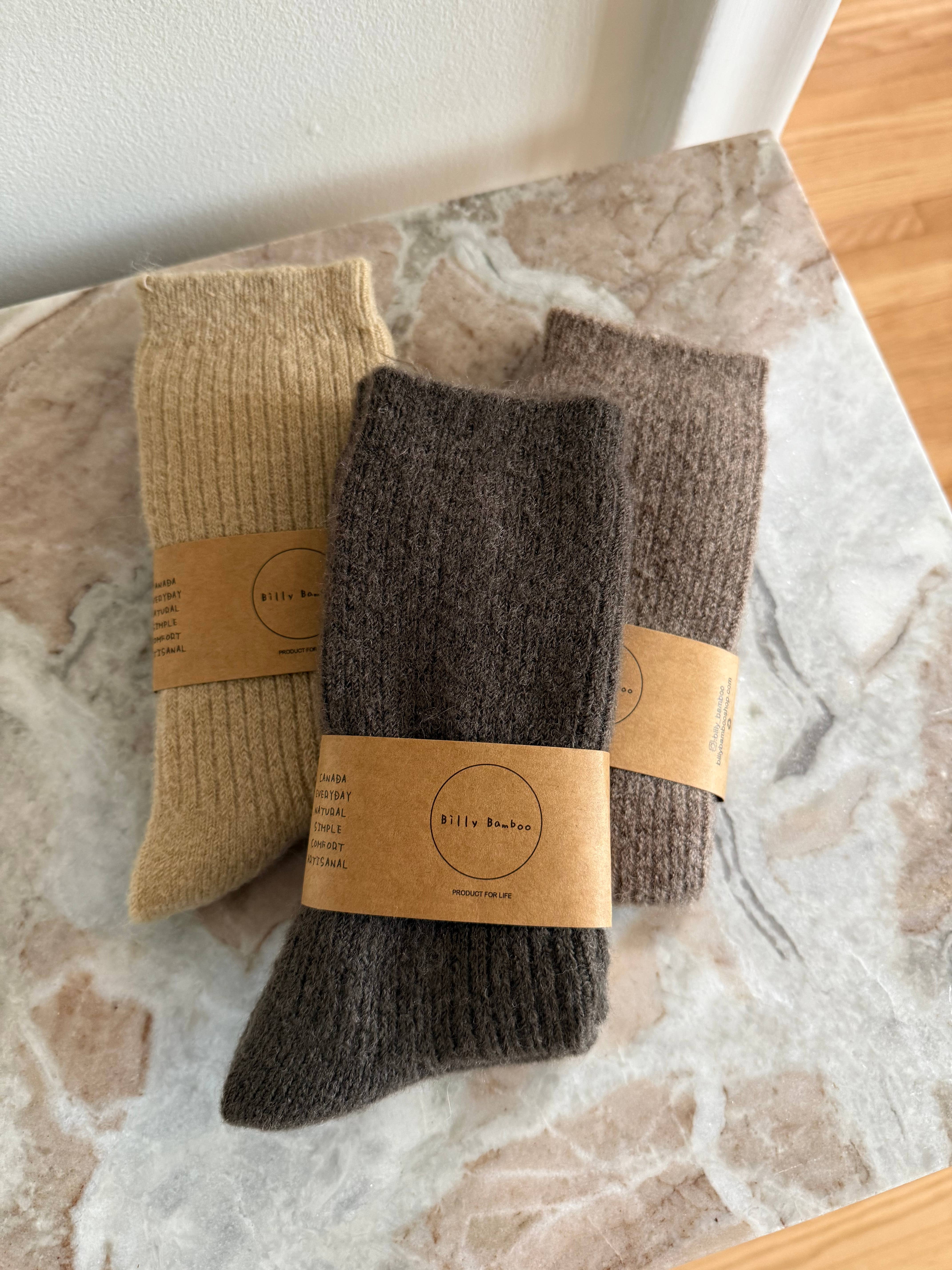 Billy Bamboo - Vente Chaussettes – femme - Chaussettes en cabine alpaga3