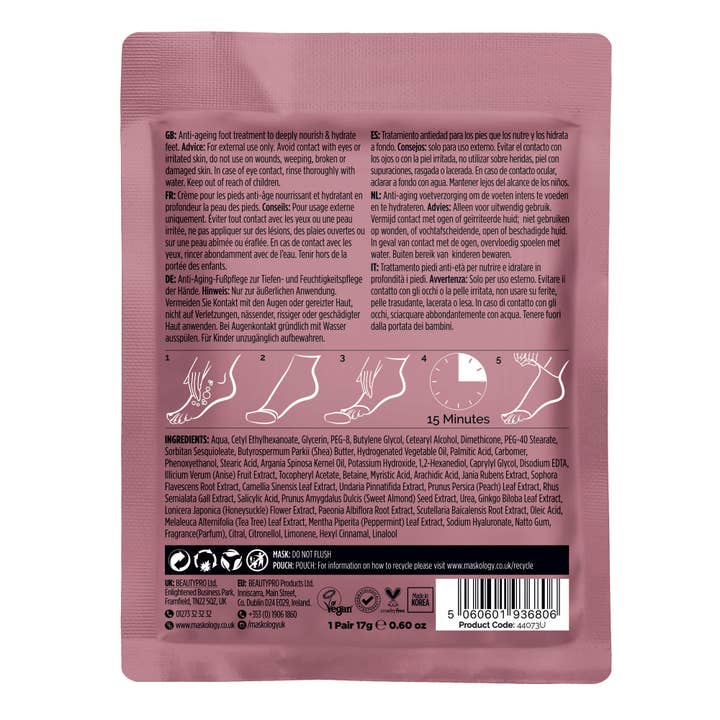 +maskology +serumology - Wholesale Foot Mask - +maskology FOOT MASK Professional Foot Bootie