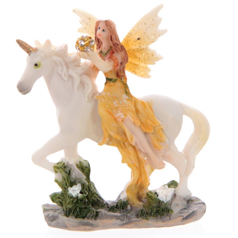 Puckator Ltd – wholesale Ornament – Flower Fairy & Unicorn in a Mini Bag2