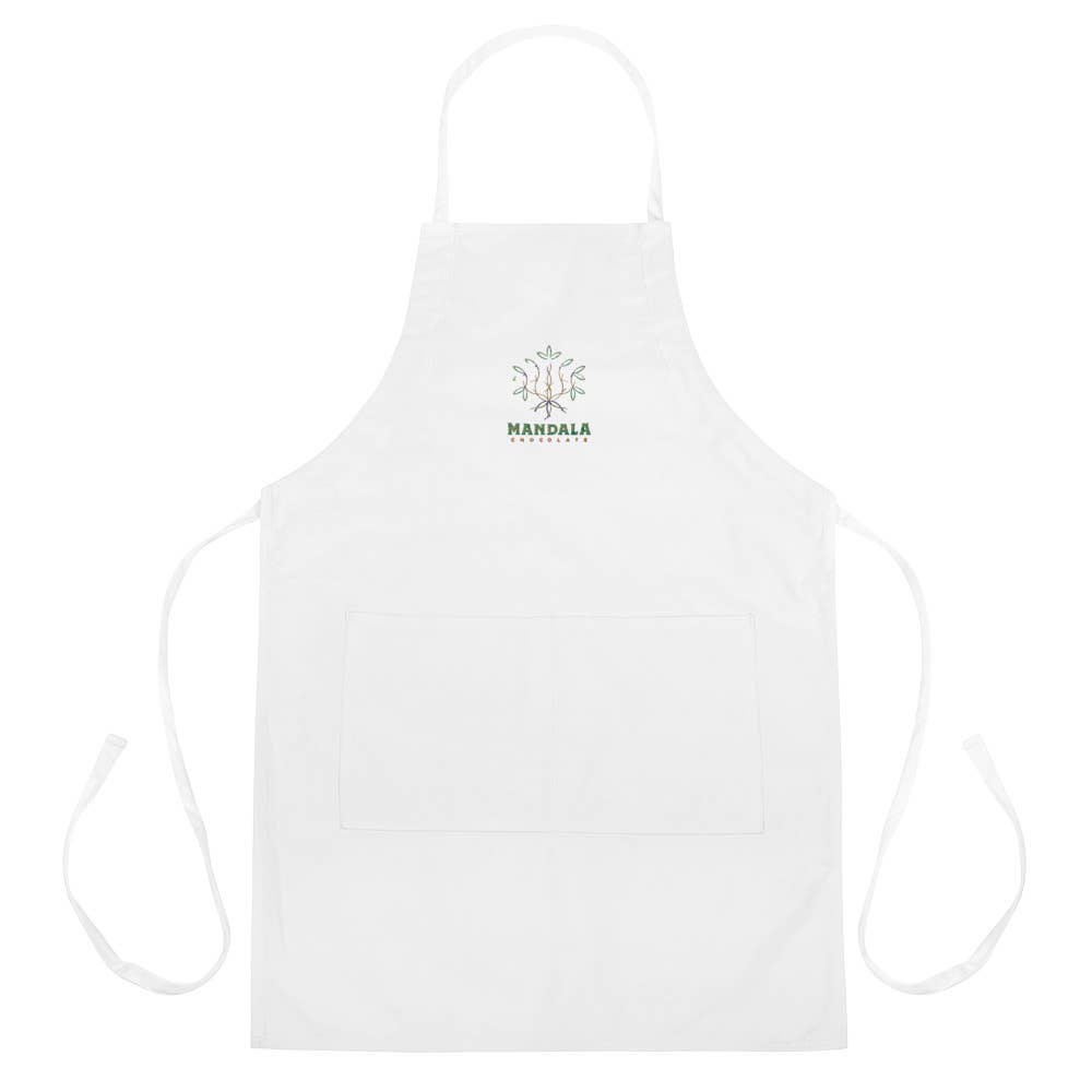 Mandala Chocolate - Wholesale Apron - Embroidered Apron1