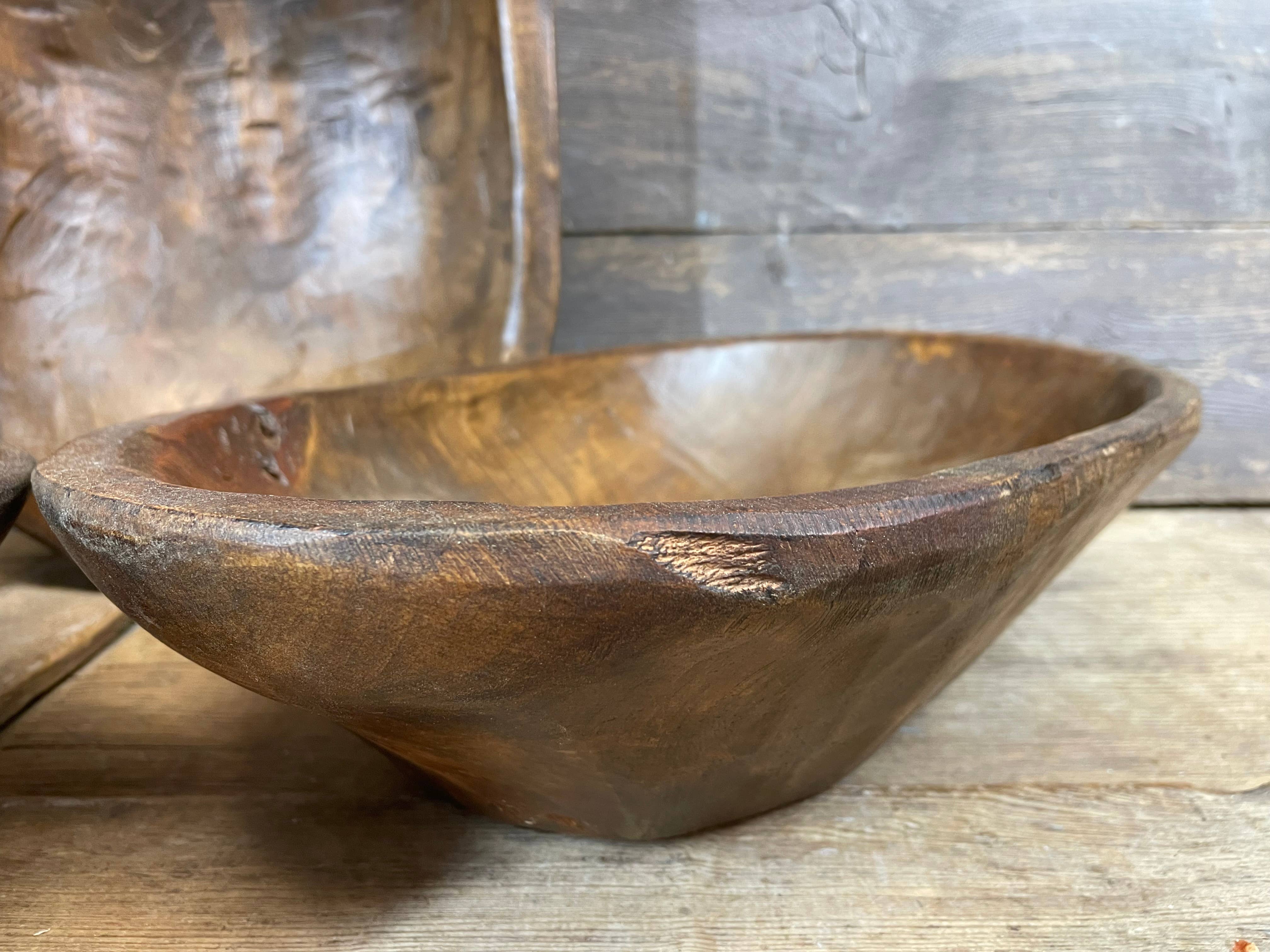 My Amigos Imports - Wholesale Decorative Plate/Dish/Bowl - Wilson Deep Dough Bowl-Unique Design-9W x 15 inch-Waxed-$192