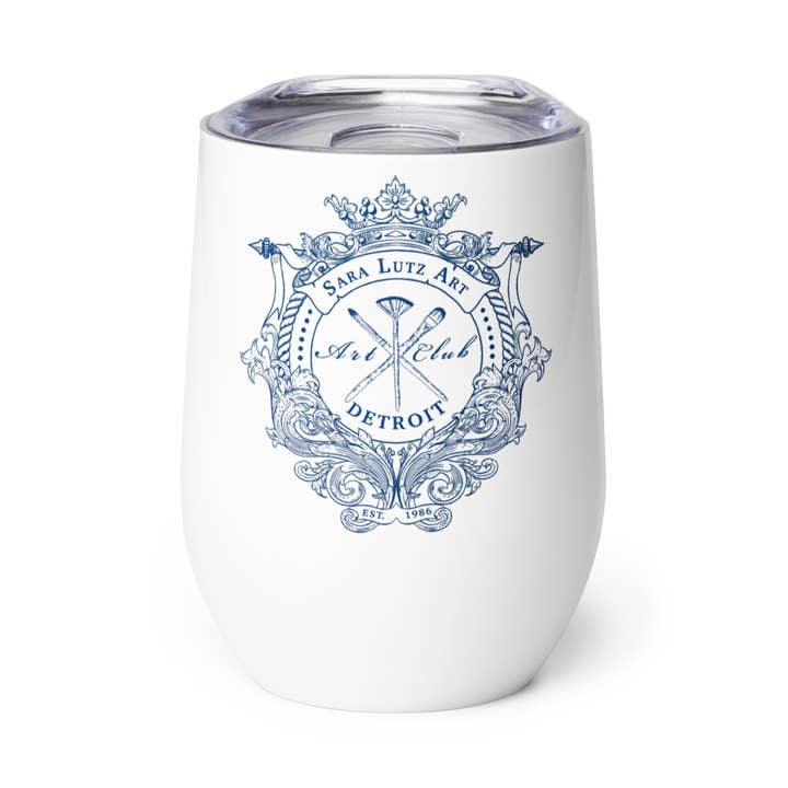 Art Club Tumbler for wholesale by Sara Lutz Art
