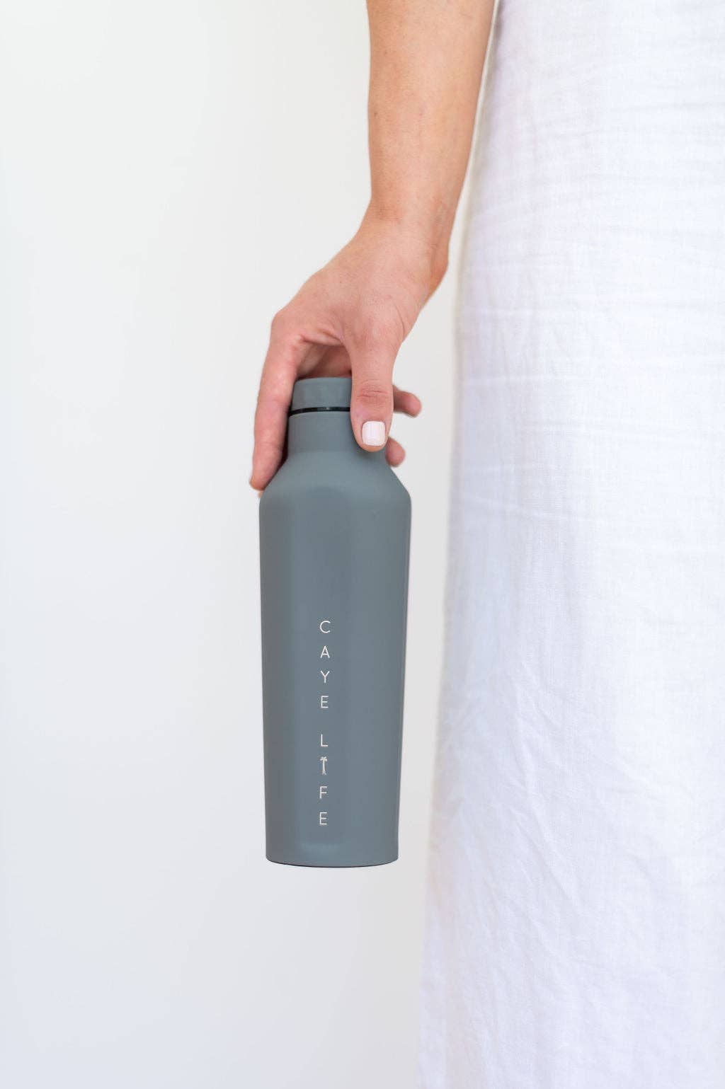 Caye Life - Wholesale Water bottle - Capri | 500ml Reusable Bottle | Matte Grey3