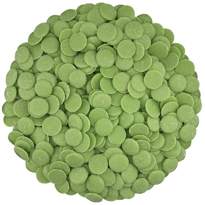 Wafer di cioccolato fuso color verde chiaro per la vendita all'ingrosso da parte di First Choice Candy