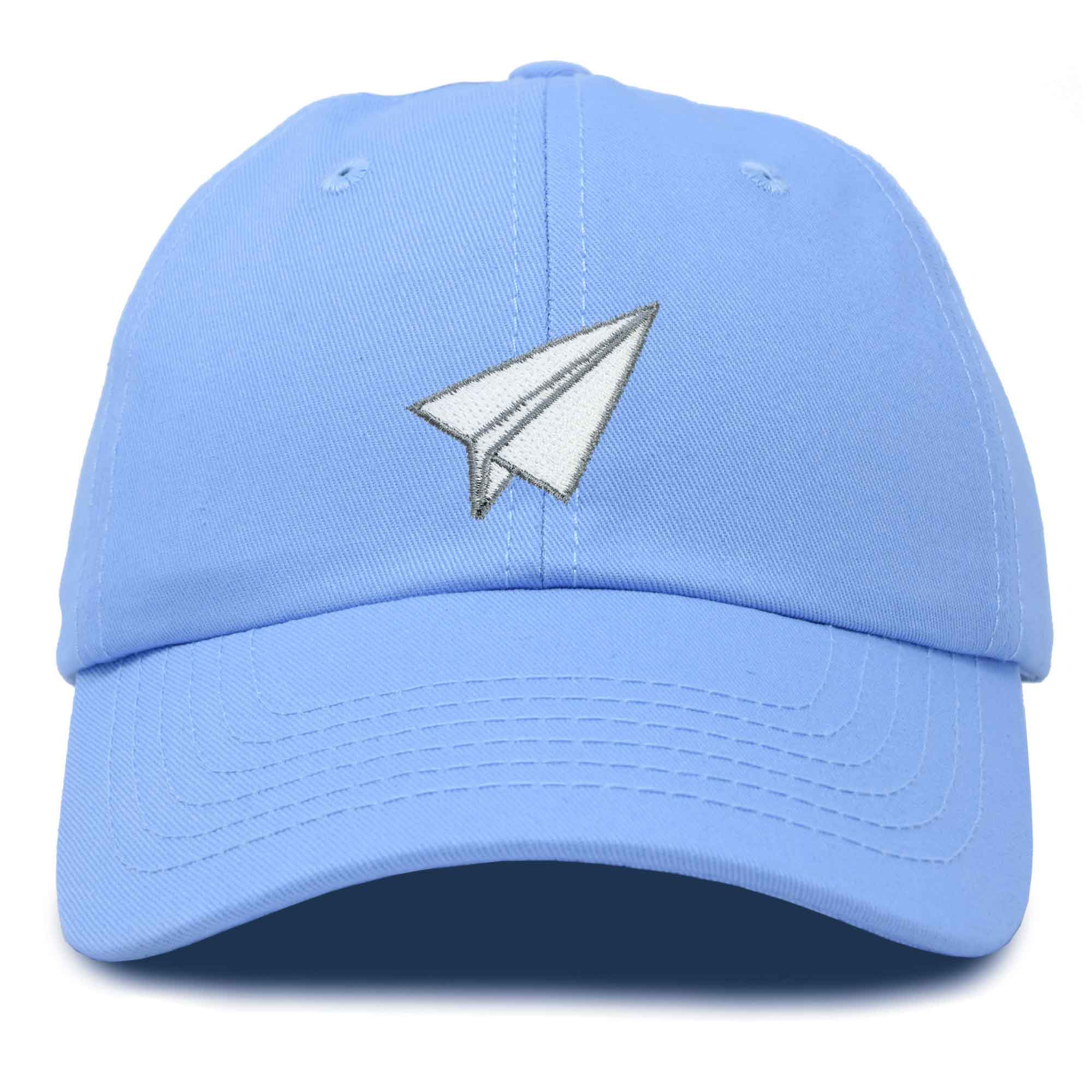 Dalix – Engroshandel Baseballkasket - Unisex – DALIX Paper Plane Hat Broderet Herre Dame Baseball Cap8