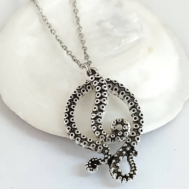 Piccadilly Pendants - Wholesale Pendant/Charm Necklace - Octopus Necklace, Coastal Necklace2