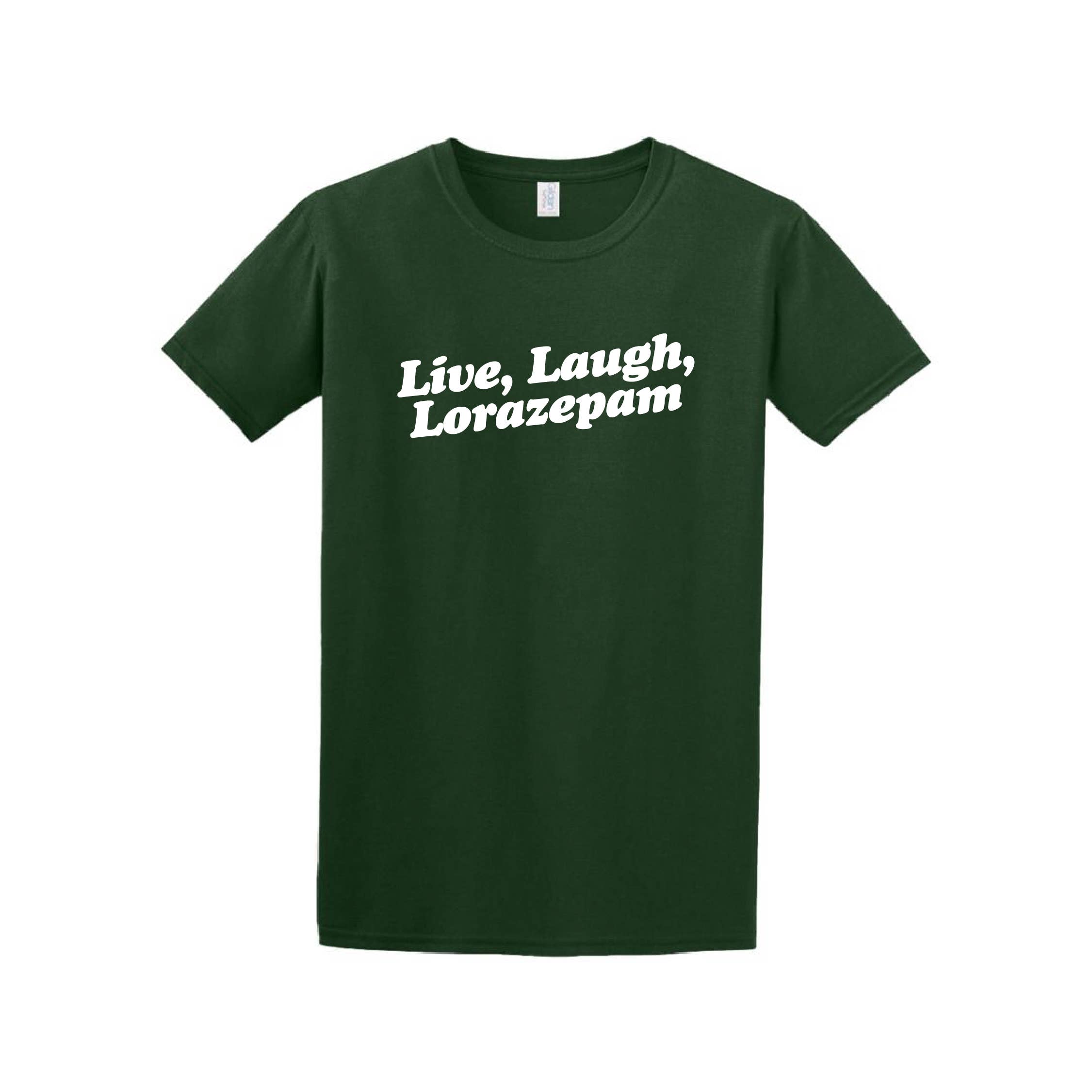 The Little Gay Shop – Engroshandel Grafisk t-shirt - Unisex – Lev, grin, lorazepam - T-shirt4