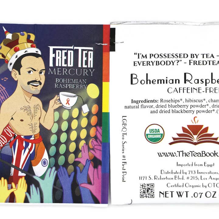 The TeaBook - Wholesale Tea Bags - Fred Tea Mercury - Bohemian Raspberry