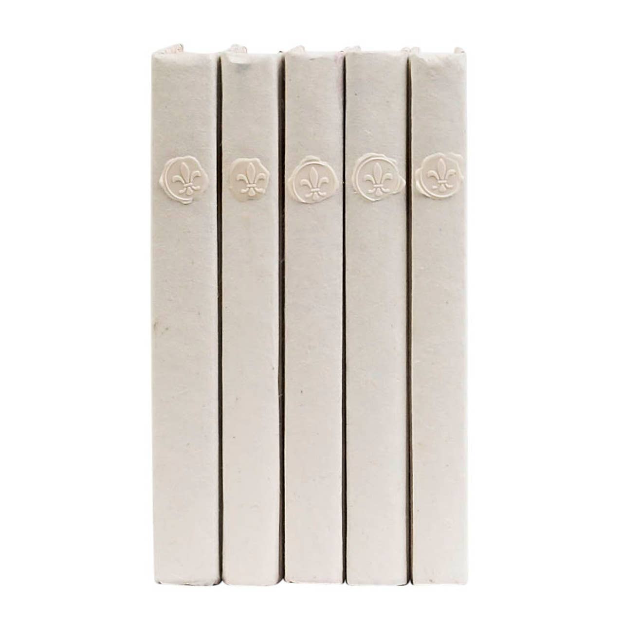 E. Lawrence, Ltd. – wholesale Visningsbok – Vit vaxsigill på krämfärgat/off-white omslag / 8,5"0