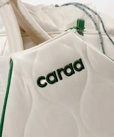 Caraa - Wholesale Sports Bag - Unisex - Tennis Quilted Backpack Tote in Ivory7