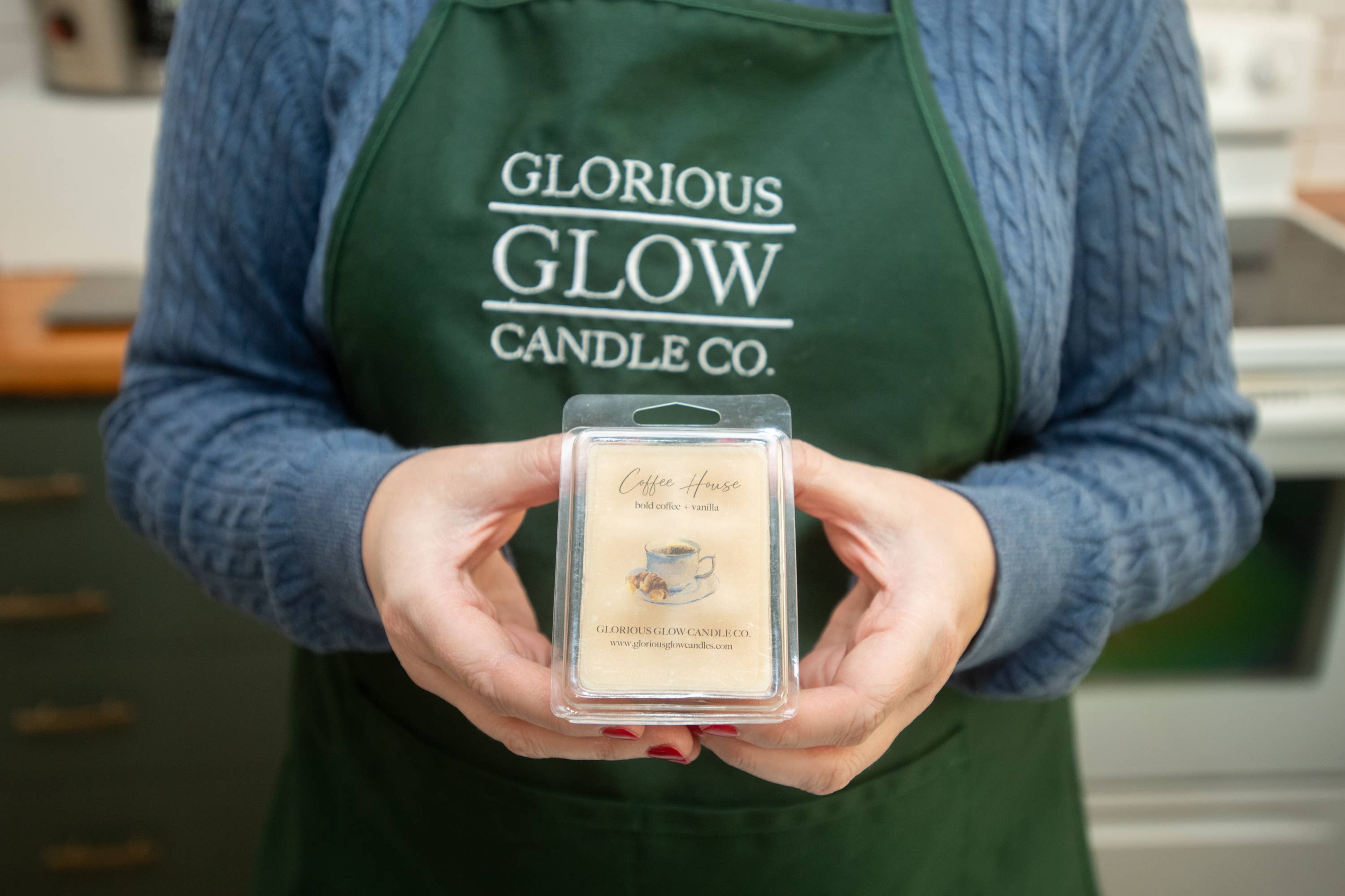 Glorious Glow Candle Co. - Wholesale Wax Melt - Coffee House 2.5 oz Soy Blend Wax Melt1
