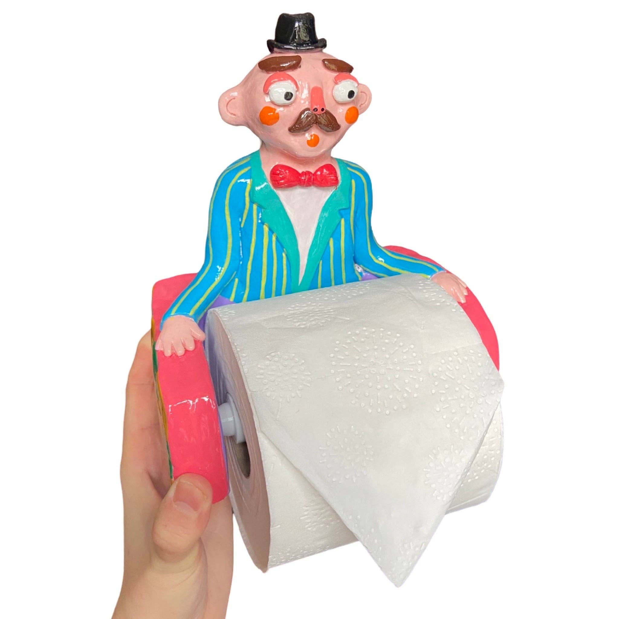 PonkyWots – wholesale Toilet paper holder – 'Barnaby' The PonkyWot Butler Toilet Roll Holder8