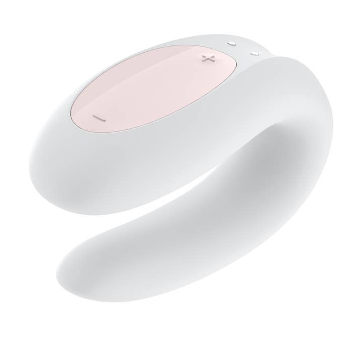 LOVERS - SHOP - Venta al por mayor Juguetes eróticos - Satisfyer - Double Joy con app - Oro rosa y blanco