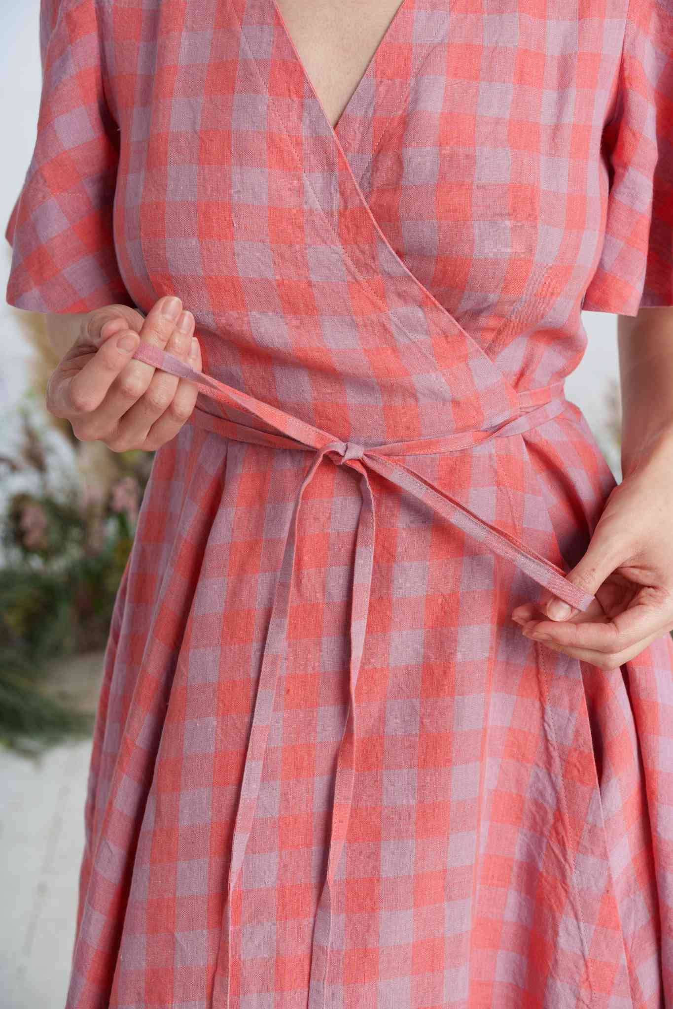 Son de Flor - Wholesale Jurk - Dames - Wikkeljurk met vlindermouwen29