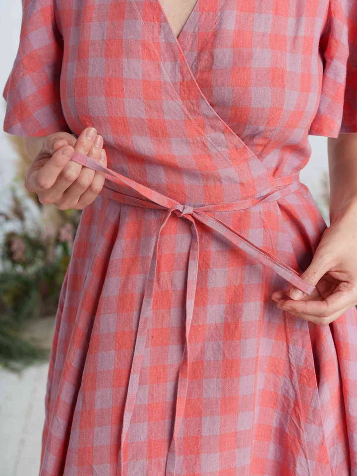 Son de Flor - Wholesale Jurk - Dames - Wikkeljurk met vlindermouwen29