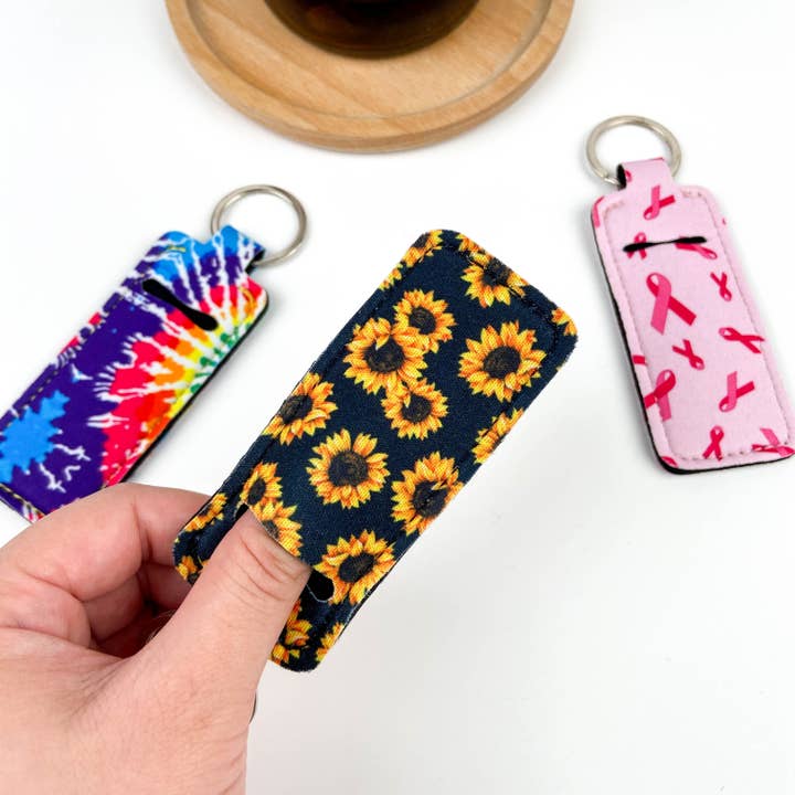 SoapElenGlen - Wholesale Lip balm case/holder - Small square lipstick case keychain16