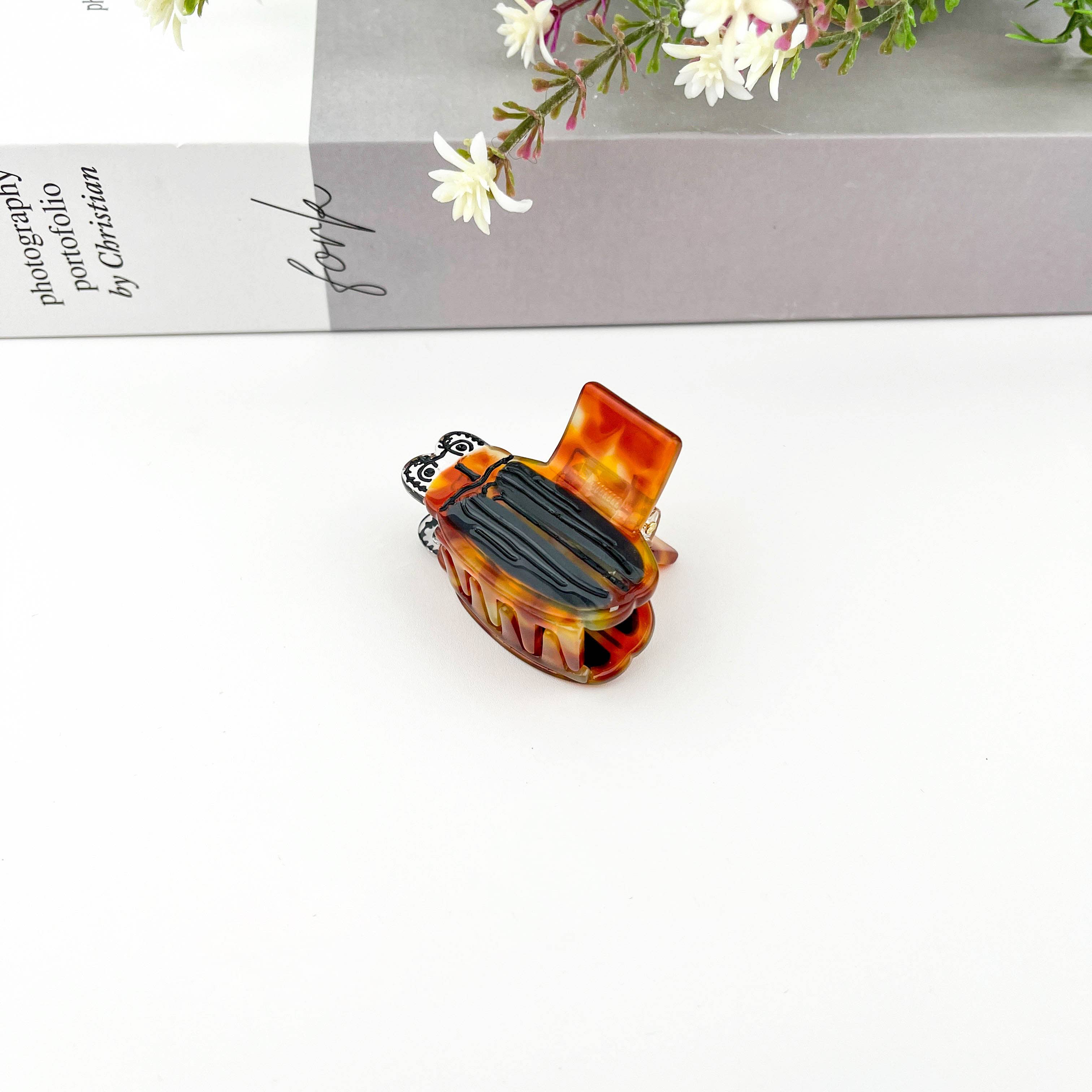 Small Firefly Hair Clip, Acetate Insect Claw Clip for wholesale on Faire