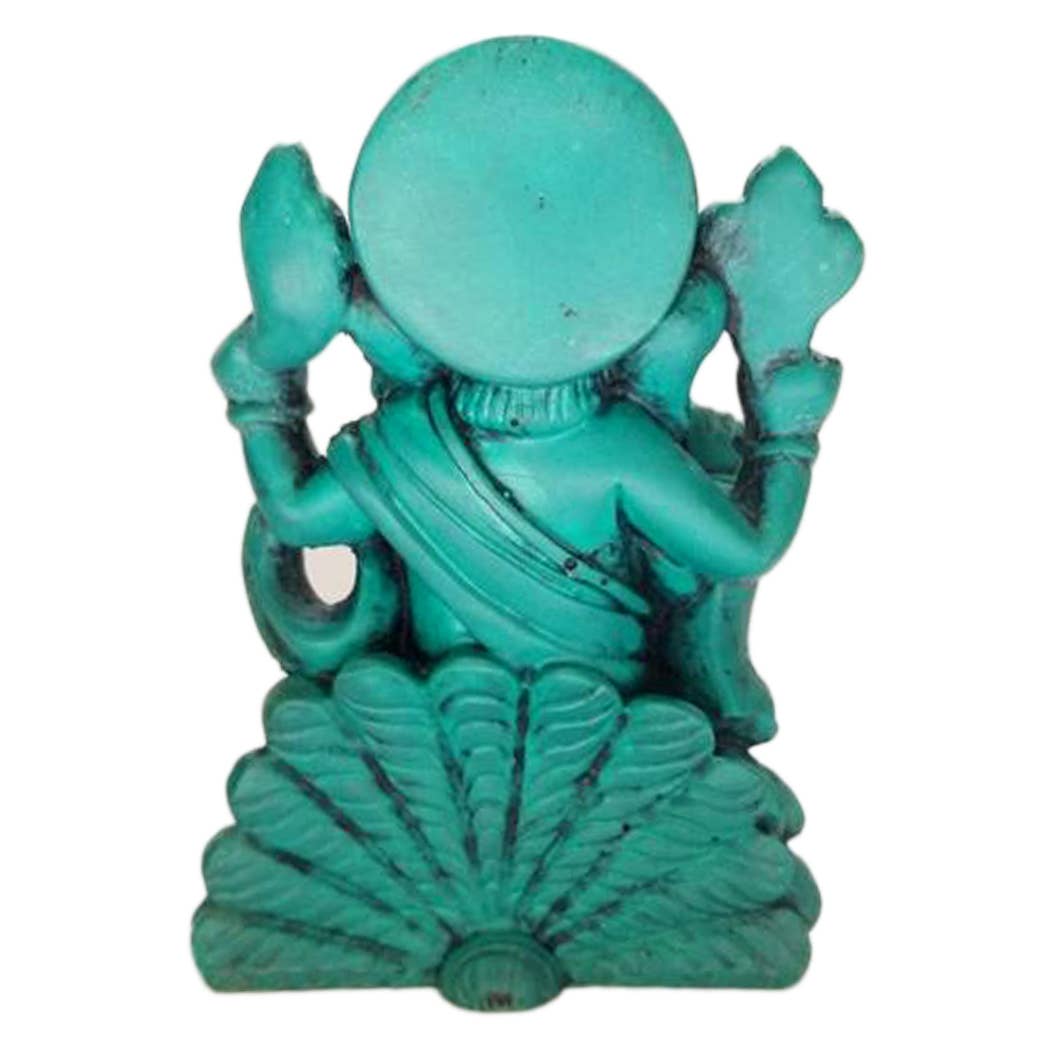 Yak & Yeti - Wholesale Sculpture - Green Ganesh Statue1