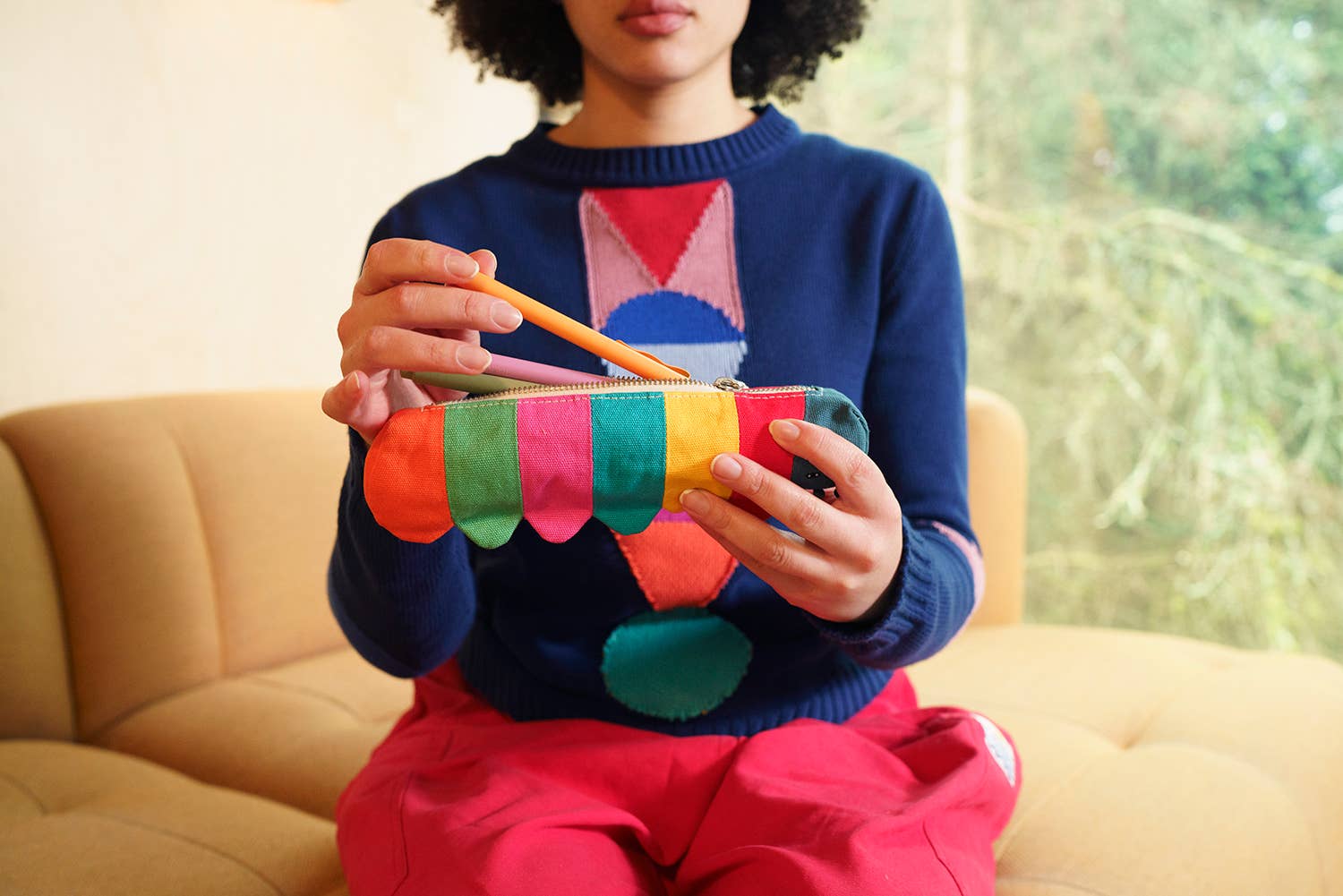 Donna Wilson - Wholesale Pencil Case/Pouch - Casey Caterpillar Pencil Case2