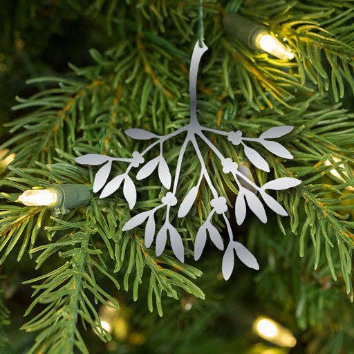 A Blackbird Sang - Wholesale Christmas Decoration - Christmas Decorations - Mistletoe - Three pieces in gold, silver, cream - metal5