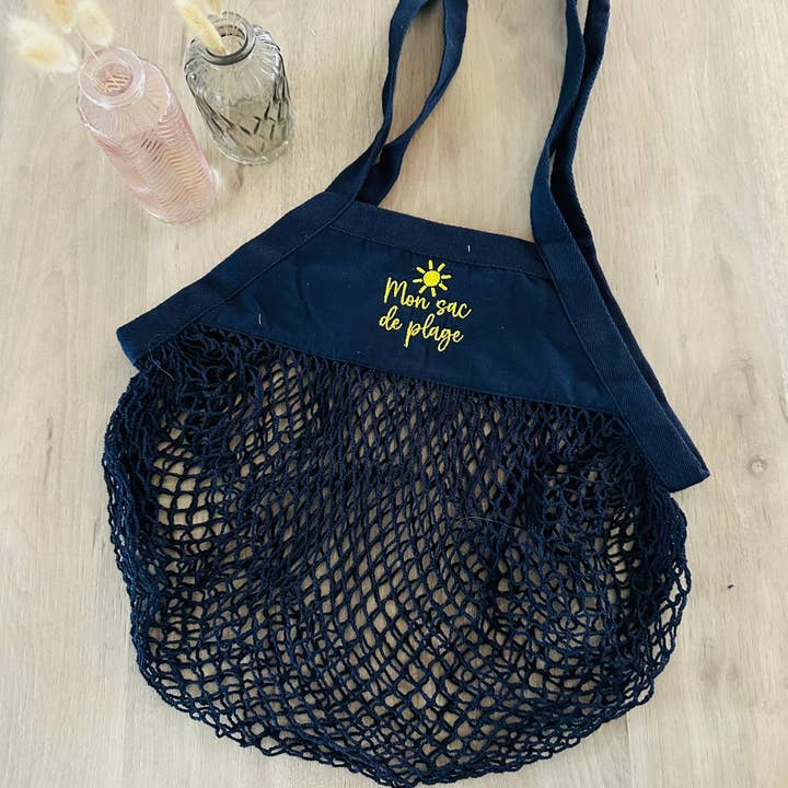 Sac filet, mon sac de plage pour la vente par L'atelier d'Emilie
