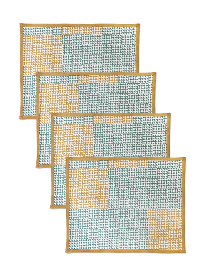 Placemats - Tribeca (Conjunto de 4) por atacado de MALABAR BABY, Consciously Crafted For You.