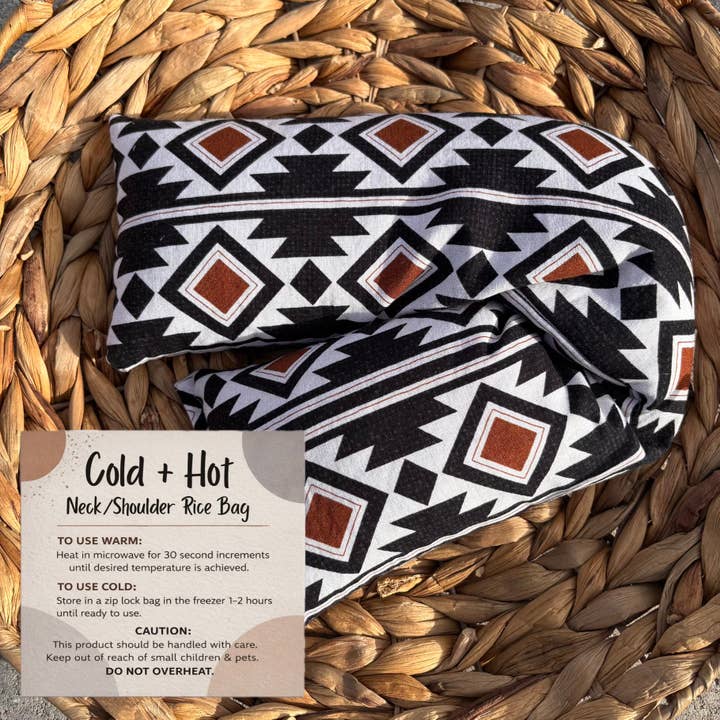 Neck/Shoulder Hot+ Cold Rice Bag for wholesale by The Wild One Boutique Wholesale