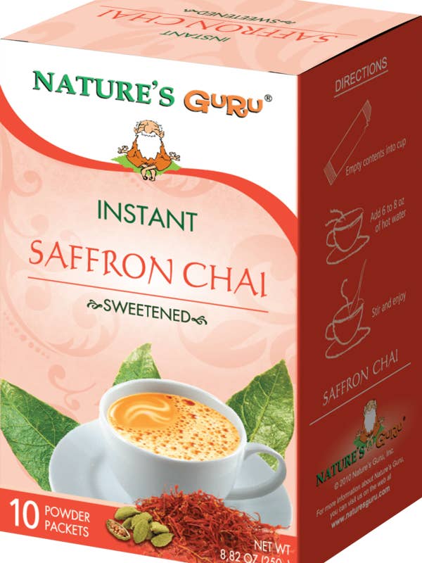 Instant Saffron Chai Sweet for wholesale by Nature's Guru